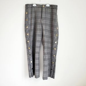 ZARA Woman US Size Medium Wide Leg Plaid Pants